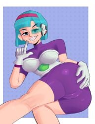 1girls ass big_ass big_breasts breasts bulma_briefs cameltoe dragon_ball dragon_ball_z female female_only skintight solo tagme_(artist)