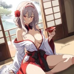 alcohol alcoholic_drink asking_for_it asking_for_sex big_breasts big_fat_ass blushing breasts_bigger_than_head breasts_out bruhhdtv720p_(artist) cute cute_expression cute_face cute_female detailed_background dojo drinking drunk enormous_ass enormous_breasts flustered flustered_female goddess_of_victory:_nikke kimono kimono_down kimono_open looking_at_viewer no_bra no_clothes no_panties ponytail pressed_against_glass red_eyes red_hair rose_petals scarlet_(black_shadow)_(longing_flower)_(nikke) scarlet_(black_shadow)_(nikke) scarlet_(nikke) sexy sexy_body sexy_pose sexy_woman shiny_skin solo_focus thick_ass thick_body thick_hips thick_thighs tits_bigger_than_head tits_out wallpaper wanting_sex wants_to_be_fucked white_hair white_skin