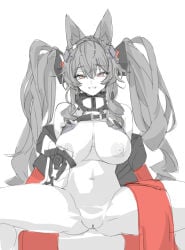 1girl angelina_(arknights) arknights:_endfield female gilberta_(arknights:_endfield) nude yu-ves