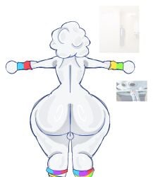 armwarmer armwarmers cloud dandy's_world dandys_world fat_ass fat_ass_femboy femboy fluffy_hair i_guess_bro legwarmer liamai shitpost skinny_femboy skinny_male skinny_waist small_balls t-pose