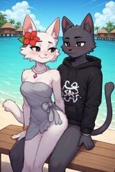 ai_generated beach cum female gray_(sprunki) love penetration sunny wenda_(sprunki)