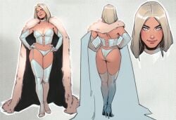 1girls ai_generated ass big_ass big_breasts blonde_female blonde_hair breasts curvaceous curvy curvy_figure digital_media_(artwork) emma_frost female hellfire_club hips homo_superior huge_ass huge_breasts huge_thighs large_ass large_breasts large_thighs legs light-skinned_female light_skin marvel marvel_comics mature mature_female mutant mutant_(marvel) phophopho slim_waist thick thick_hips thick_legs thick_thighs thighs voluptuous waist white_queen wide_hips wide_thighs x-men