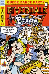 archie_andrew archie_comics backwards_baseball_cap betty_cooper crop_top dilton_doiley dominatrix ethel_muggs food gay gay_pride geraldine_grundy glasses hot_dog hot_dog_bun imminent_kiss jughead_jones ketchup kevin_keller lgbt_pride licking_lips moose_mason multiple_boys multiple_girls mustache mustard reggie_mantle relish_(food) sabrina_spellman sabrina_the_teenage_witch terry_(pops)_tate tube_top veronica_lodge whip wholesome yuri