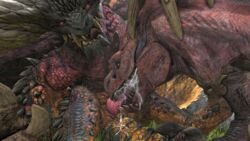 3d_(artwork) ambiguous_gender ambiguous_penetrated anjanath barlu bodily_fluids brute_wyvern capcom cum cum_in_mouth cum_inside digital_media_(artwork) dragon duo elder_dragon fellatio feral feral_on_feral feral_penetrated feral_penetrating feral_penetrating_feral gay genital_fluids genitals hi_res male male/ambiguous male_penetrating male_penetrating_ambiguous monster_hunter muscular muscular_male nergigante oral oral_penetration penetration penile penis scalie sex source_filmmaker teeth video_games yaoi