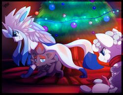 absurd_res all_fours alolan_vulpix alternate_color anal anal_sex animal_genitalia animal_penis arms_tied bestiality big_dom_small_sub blue_eyes bound canine_penis cheating christmas christmas_lights christmas_tree cucked_by_pokemon cuckold doggy_style eeveelution erection feral from_behind_position furry garruuk glaceon half-closed_eyes hi_res holidays interspecies male male/male male_only narrowed_eyes netorare nintendo ntr original_character original_characters penetration penis pokemon pokemon_(species) pokemon_bw pokemon_dppt pokemon_sm pokephilia scarf sex size_difference smug tree video_games vulpix zoophilia zorua