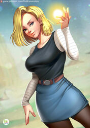 android 18 from dragon ball by didi esmeralda
