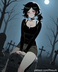 ashley graves from patreon by rissuai