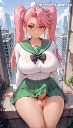 saya takagi from highschool of the dead by tsukoneko