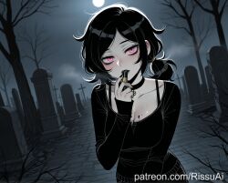 ashley graves from patreon by rissuai