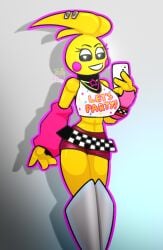 toy chica (fnaf) from five nights at freddy's by yellolight