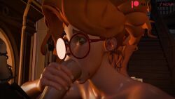 3d 3d_animation 3d_render animated audible_ejaculation audio big_butt big_penis big_thighs blowjob cum cum_on_face cumshot deadlock deep_blowjob deepthroat female fireplace glasses longer_than_30_seconds mcpup paige_(deadlock) red_hair sound tagme thick thick_thighs victor_(deadlock) video