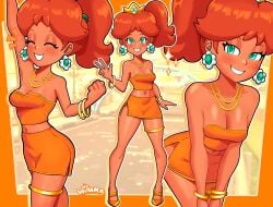 princess daisy from mario (series) by wiluma