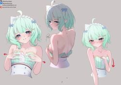 mint fantome from indie virtual youtuber by syxh