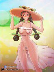bedbug_(artist) embarrassed embarrassed_nude_female gyakuten_saiban juniper_woods public public_nudity see-through see-through_clothes see-through_clothing small_breasts tagme voyeur voyeurism