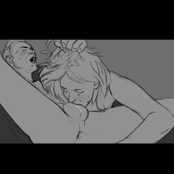 balls balls_deep ballsack blush butt_focus butthole darko darko_(star_stable_online) darko_sso hair_pull hair_pulling hetero hetero_sex heterosexual_sex moaning mouth_open oc oral_penetration oral_sex saliva saliva_trail self-insert self_insert skinny_male star_stable_online sucking_penis