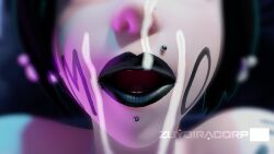 1boy 1girls 3d animated asian asian_female big_ass big_breasts big_penis blowjob body_writing boob_window chubby chubby_female cow_ears cow_girl cow_horns cow_print cow_print_leotard cum cum_on_face cumshot dark-skinned_male dark_skin fake_animal_ears fellatio glory_hole horns huge_breasts huge_cock interracial kissing_penis large_breasts leotard licking licking_penis light-skinned_female light_skin lipstick long_video longer_than_one_minute makeup mei_(overwatch) overwatch overwatch_2 recording saliva scrag_mei self_upload sound squatting strawbrrytr1pz thick_penis thick_thighs video zuyoira_corp