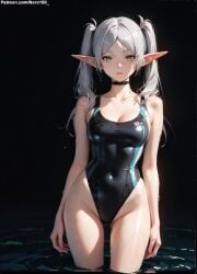 1girls 2d ai_generated bare_shoulders belly bikini bikini_bottom bikini_top blue_eyes blush breasts chest cute detailed elf elf_ears elf_female elf_girl eye_contact eyelashes eyeshadow female female_only fit fit_female focus frieren high_quality legs light-skinned_female light_skin lips lipstick long_hair makeup mascara medium_breasts midriff nai_diffusion nero100 nipples no_bra outdoors outside pale-skinned_female pale_skin party petite petite_body petite_female ponytail seductive seductive_eyes seductive_look side_ponytail skinny skinny_girl sliver_hair small_breasts sousou_no_frieren stable_diffusion swimsuit swimwear tagme teenage_girl teenager thighs thin thin_female thin_waist topless very_long_hair white_hair young