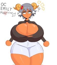 1girls 2020s 2024 2024s ? big_breasts breasts breasts_bigger_than_head caprine caprine_humanoid cleavage deep_cleavage deviantart_link digital_drawing_(artwork) digital_media_(artwork) emily_(slsisra) goat_girl goat_horns gray_hair gray_hair_female grey_hair grey_hair_female hips hips_wider_than_shoulders horns hourglass_figure hourglass_figured_female huge_breasts humanoid jpg massive_breasts multiple_sources name_drop name_in_text no_background no_fingers oc orange_body orange_skin original original_character salasisra short_hair simple_background simple_eyes simple_hands simple_shading slsa_lea slsisra solo solo_female solo_focus thick_thighs thick_thighs_save_lives thighs thighs_bigger_than_head thunder_thighs thunderthighs twitter_link voluptuous voluptuous_female white_background white_hair white_shorts yellow_eyes