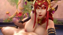 1boy 1girls 3d 3d_animation age_difference alexstrasza amber_eyes animated areolae blizzard_entertainment bracelet breast_press breasts dragon dragon_girl dragon_horns dragonflight duo earrings elbow_gloves erection eyeshadow female foreskin freckles freckles_on_face gloved_handjob gloves glowing_eyes handjob horns huge_breasts jewelry light-skinned_female light-skinned_male light_skin long_hair makeup male male/female male_pov milf nipples noname55 nude nude_male older_female penis pov red_eyeshadow red_hair red_makeup short_playtime short_video shorter_than_30_seconds slit_pupils sound straight stroking_penis tagme unseen_male_face video warcraft world_of_warcraft