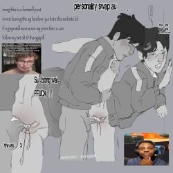 breeding_request choi_su-bong clothing cream cuntboy cuntboy/male ftm gay gay_sex lee_myung-gi penetration penis pinned squid_game squirting thanggi thanos_(squid_game) transgender vagina vaginal_penetration wall