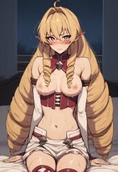 1female 1girls ai_generated elinalise_dragonroad english_commentary female female_only hd hi_res high_resolution highres light-skinned_female light_skin milf mixed-language_commentary mushoku_tensei solo solo_female tagme