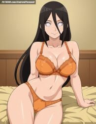 ai_generated aindroidparanoid ass bedroom big_breasts boruto:_naruto_next_generations breasts brown_hair busty byakugan cameltoe curvy female female_only hips huge_breasts hyuuga_hanabi indoors large_breasts lingerie long_hair narrow_waist naruto naruto_(classic) naruto_(series) naruto_shippuden nipples silver_eyes slim_waist stable_diffusion straight_hair taller_girl voluptuous