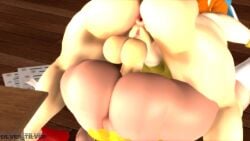 2futas 3d animated clothed clothed_sex eyes_rolling_back futa_on_futa futa_only futadom futanari kneesocks loop mario_(series) mating_press missionary_position mona_(warioware) nintendo no_sound princess_daisy sex silvertilver smiling tagme thrusting vaginal_penetration video warioware