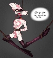 angel_dust_(hazbin_hotel) bondage boots bruise bruised choking cumming death femboy hanged hanging hazbin_hotel male male_death snuff