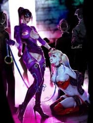 comics dc_comics harley_quinn punchline_(dc) superheroine tagme