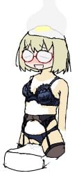 egg egg_on_head glasses lingerie majime_yamashita shimeji_simulation