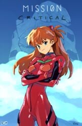 1girls asuka_langley_sohryu blue_eyes bodysuit breasts brown_hair clothing comic comic_cover comic_page doujin_cover female female_human female_only human interface_headset light-skinned_female light_skin long_hair looking_at_viewer mass_production_eva monster_rape neon_genesis_evangelion optionaltypo orange_hair pilot_suit plugsuit small_breasts the_end_of_evangelion