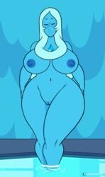 1girls 2020 5_fingers alien alien_girl animated big_breasts blue_diamond_(steven_universe) blue_skin blush breasts caress caressing cartoon_network cartoonsaur diamond_(gem) diamond_authority erect_nipples eyebrows eyelashes familiar_(steven_universe) female female_only gem_(species) hair huge_breasts humanoid long_hair navel nipples nude pool pussy shaved_pussy smile solo solo_female steven_universe steven_universe_future tagme thick_thighs voluptuous wide_hips