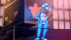 3d 3d_(artwork) belly belly_button big_balls big_penis bunny_ears bunny_tail colorful couch erect_nipples erection fingernails five_nights_at_freddy's flat_screen_tv four_fingers freckles furry futa_only futanari green_eyes hand_on_ass hand_on_hip head_tilt lipstick nail_polish pornzensfm_(artist) puffy_nipples quarantine red_cheeks red_lipstick robot robot_joints small_breasts sofa source_filmmaker standing toy_bonnie_(fnaf) tv watching_tv window