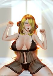 cynthia (pokemon) from nintendo by easonx