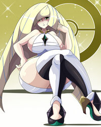 lusamine (pokemon) from nintendo by sonson-sensei