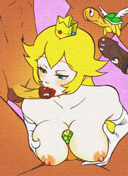 balls blush breasts bullet_bill chonmage_(greatcup) cock_transformation elbow_gloves erection fellatio female genitals glans gloves goomba human humanoid_genitalia humanoid_penis koopa koopa_troopa large_breasts male mario_(series) monophallia nintendo nipples oral paizuri paratroopa penis penis_head penis_neck penis_transformation penis_with_face piranha_plant princess_peach straight transformation uncensored unusual_genitalia unusual_penis vein veiny_penis what