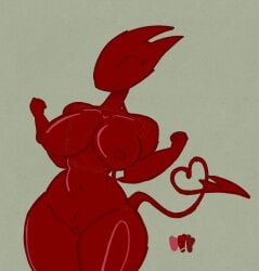 red_body breasts hatred_(block_tales) block_tales roblox roblox_game digital_media_(artwork) 1girls 1girl big_breasts female female_only tail demon_tail 2d_(artwork) devil_tail female_solo solo_female