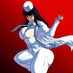 big_ass big_breasts black_hair bubble_butt canon_genderswap female female_only girlycard hellsing hellsing_ultimate jay-marvel red_eyes rule_63 thick_thighs vampire voluptuous