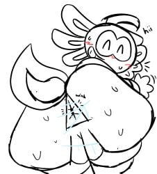 1boy anus anus_focus ass_focus asshole asshole_focus axolotl big_ass big_butt bodily_fluids cute doodle fat_ass looking_back male male_only oc original_character pussy qookiecrumbzzz self_upload solo sweaty_ass tagme thicc_ass trans_man trans_man_(lore) transmasc vagina winking_anus