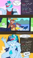 absurd_res anthro armpit_hair banjo-kazooie banjo_(banjo-kazooie) body_hair canid canine canis comic computer controller electronics embarrassed exposed game_controller gaming genitals hi_res humiliation hybrid livestream male male_only mammal microsoft nipples nude penis penis_humiliation piercing pubes rareware remmus_cobalt remmus_cobalt_(character) small_penis small_penis_humiliation solo sph_(disambiguation) wolfdog xbox xbox_game_studios