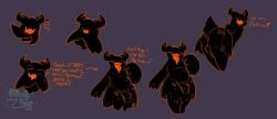 2025 animate_inanimate anthro anus backsack balls big_butt black_body bulge butt clothing darkner deltarune digital_media_(artwork) eram genitals hi_res horn looking_at_viewer male minty_kane nude open_mouth rear_view shadow_creature shadow_mantle_(deltarune) shortstack simple_background slightly_chubby smile solo tail text thick_thighs tongue tongue_out undertale_(series) wide_hips