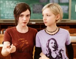 3d ai_assisted ai_generated ellie_(the_last_of_us) ellie_williams