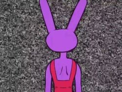 1boy ass backsack balls big_ass black_eyes bottom_heavy donk_arts fat_ass fully_clothed furry glitch_productions huge_ass jax_(the_amazing_digital_circus) male male_only no_sound purple_fur rabbit solo solo_male tagme text the_amazing_digital_circus thick_ass video