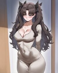 tohsaka rin from fate (series) by quaternionic
