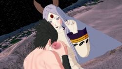 3d ai_generated kaguya_otsutsuki sasuke_uchiha x