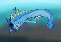 aquatic bodily_fluids cum feral fish genital_fluids genitals male nibbler_mango_(subnautica) penis shark sharp_teeth slightly_furry solo subnautica subnautica_2 teeth underwater unknown_worlds_entertainment water