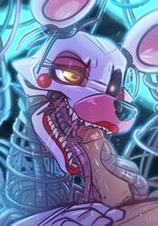 absurd_res animatronic blowjob dimwitdog duo fellatio five_nights_at_freddy's five_nights_at_freddy's_2 hi_res human machine male mammal mangle_(fnaf) metal_tongue open_mouth oral penile penis_on_tongue robot sex video_games