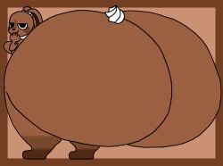 cocoa_(dandy's_world) dandy's_world roblox estalenzuela_(artist) big_ass ass_bigger_than_head ass_bigger_than_torso female_only 1girls solo_female rabbit rabbit_ears rabbit_girl deviantart breasts big_breasts ass ass_focus looking_at_viewer looking_back