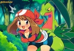grovyle from pokemon by dlewdedai