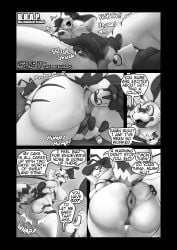 3_fingers 4_arms absurd_res antennae_(anatomy) anthro anus areola arthropod arthropod_abdomen back_wings bee big_anus big_breasts big_butt black_and_white breasts butt butt_slap claws comic dialogue duo english_text fangs finger_claws fingers genitals heather_(soomir) hectar_(soomir) hi_res house_arrest huge_butt hymenopteran insect insect_wings inverted_nipples mandibles masturbation moan monochrome multi_arm multi_limb multiple_scenes musk musky_anus musky_butt musky_vulva nipples nude nude_anthro nude_female nude_male open_mouth plushie profanity puffy_anus queen_bee self_spank short_anthro short_male slap slapping_own_butt slapping_self smile soomir speech_bubble spread_anus spread_butt spreading stinger stinger_tail tail tall_anthro tall_female teeth text tongue tongue_out toy vulva wings